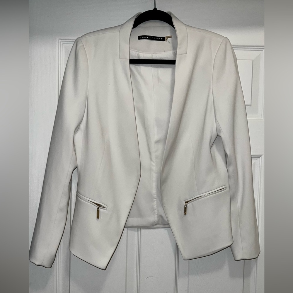 Ivanka Trump Classic White Blazer